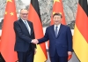 Le président chinois Xi Jinping rencontre le chancelier allemand Friedrich Merz à Beijing