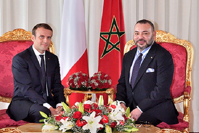 maroc-le-president-francais-emmanuel-macron-en-visite-d-etat-au-maroc